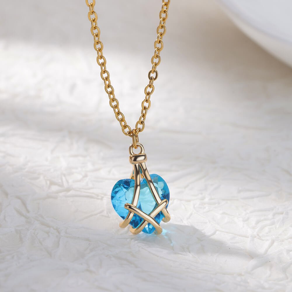 Stainless Steel Chain Heart Necklace For Women Goth Hugs Zircon Heart Pendant Necklace Trendy Wedding Marriage Jewlery Gift 2025