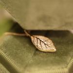 One Leaf Necklace Color Guaranteed