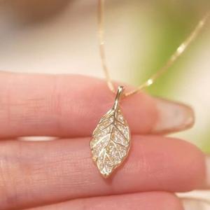 One Leaf Necklace Color Guaranteed