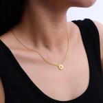 Stainless Steel Lovely Little Daisy Pendant Necklace For Women Fashion Flower Clavicle Chain Wedding Party Birthday Jewelry Gift