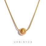 Round Bead Pendant Necklace For Party Jewelry Gift