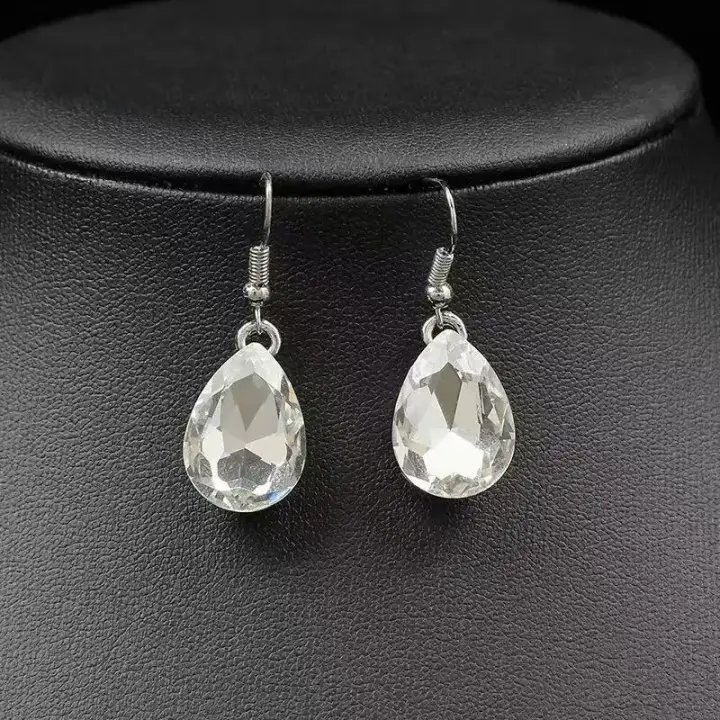 European & American Style Pearl Jewelry Set – Bridal Gem Necklace & Earrings