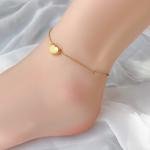 Gold Color Heart Love Chain – Anklet for Women & Girls